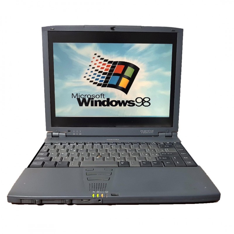 ** TOSHIBA 18019 con windows 98 batteria funzionante