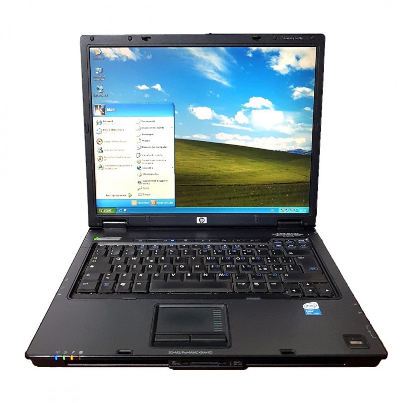 ** HP NC 6320 18041 Con WINDOWS XP E porta Seriale dual core