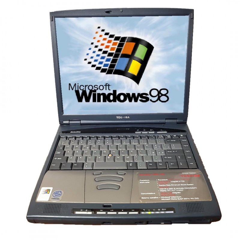 Toshiba ** 18077 Windows 98 Batteria Seriale Parallela