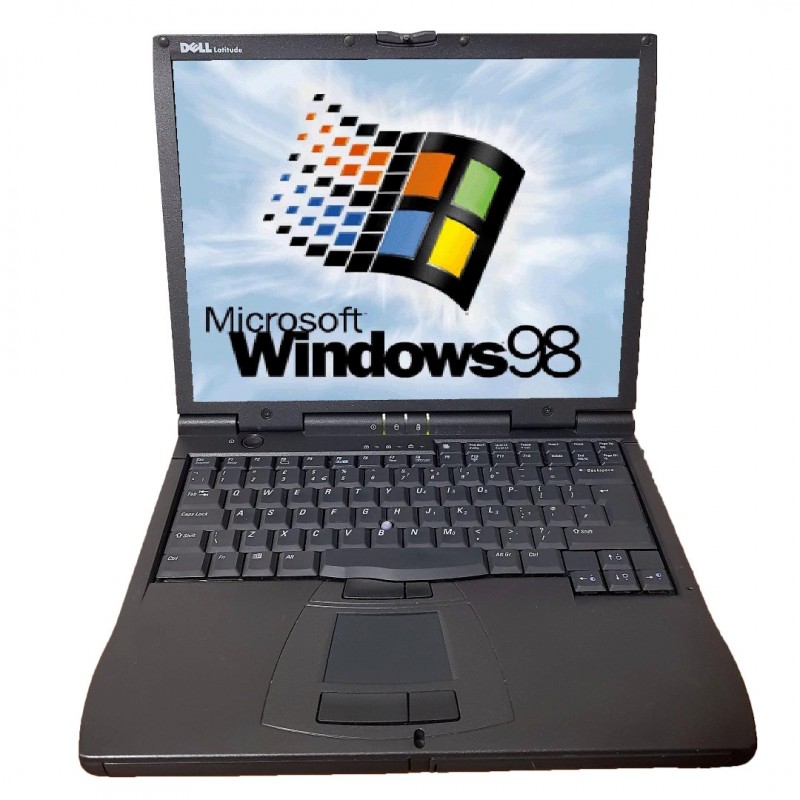 Pc Portatile con seriale integrata e windows 98 in vendita