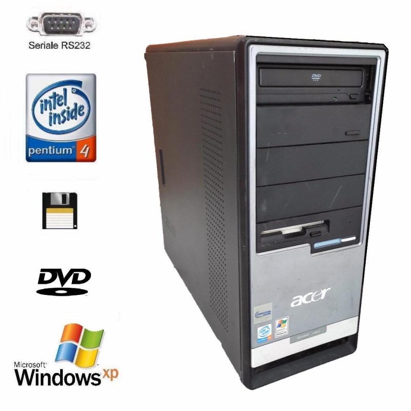 PC Desktop 18836 Pentium 4 Windows XP Seriale RS232